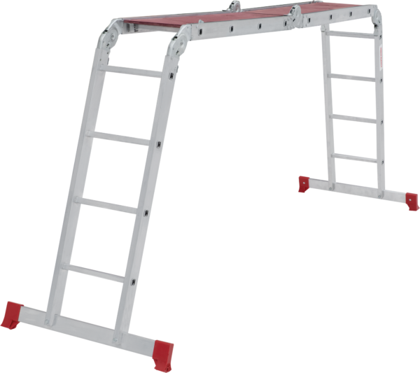 Четырёхсекционная алюминиевая лестница трансформер NV 2330 в Казани в магазиге АльфаСнаб