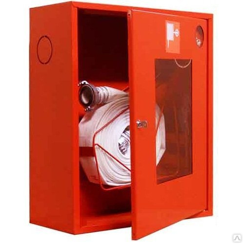 Шкаф для пожарных кранов навесной с окном - ШПК-310 НОК