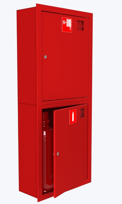 Шкаф для пожарного крана навесной без окна - ШПК-320 НЗК