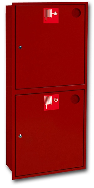 Шкаф для пожарного крана встроенный без окна - ШПК-320 ВЗК/Б-21